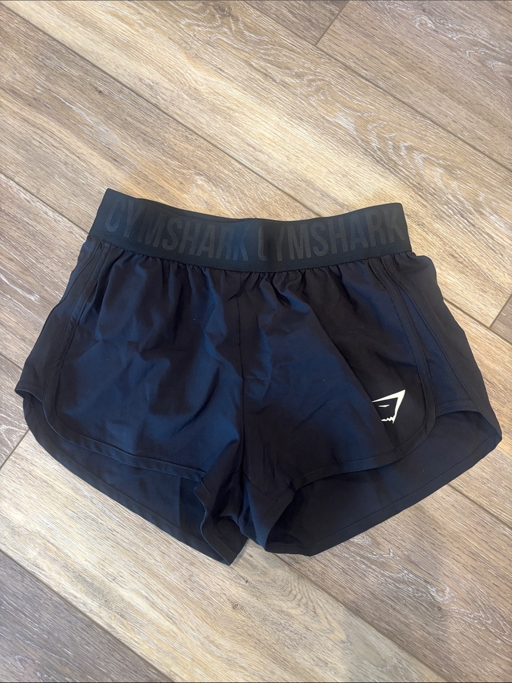 Gymshark Women's Black Athletic Running Shorts